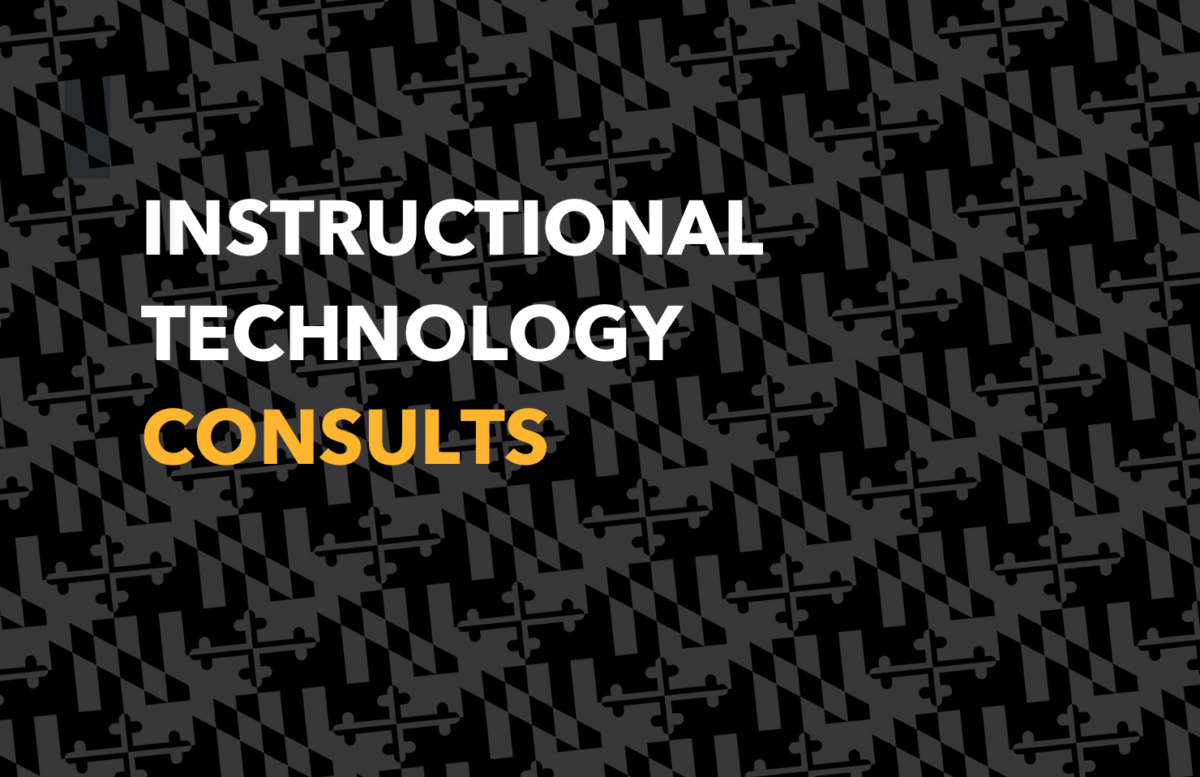 Schedule a Consultation with Instructional Technology